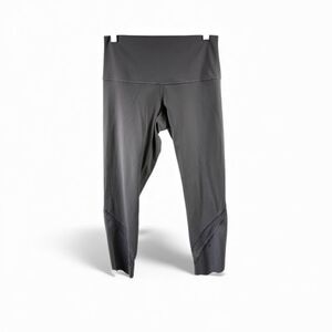 Lululemon High Rise Reversible Waist Scalloped Edge Leggings in Mauve Size 10